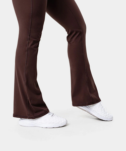 New Arrival Custom Made High Waist Women Waist <b>Flare</b> <b>Leggings</b> Latest Fashion Quick Dry Breathable Wholesale Price OEM Service - Product Image 4