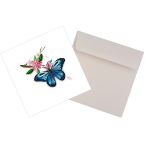 Wholesale Custom <b>Handmade</b> Quilling Cards Butterfly Flower Theme Special Occasions Home Business Gifts OEM/ODM Vietnam <b>Paper</b> - Product Image 5