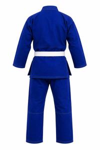 Kimono de BJJ Azul Unisex, Corte Regular, 100% Algodón, Duradero, Ligero, Transpirable, Resistente a la Contracción, Ropa de Artes Marciales, Talla Adulto, Karate - Product Image 5