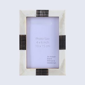 กรอบรูปฝังกระดูกทำมือแบบสั่งทำพิเศษ |   ของตกแต่งคุณภาพส่งออก - Product Image 1