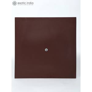 Vacas Kamadhenu con Trishul/Trident Escultura de latón con marco de madera de 19 pulgadas Pieza de arte para colgar en la pared - Product Image 4