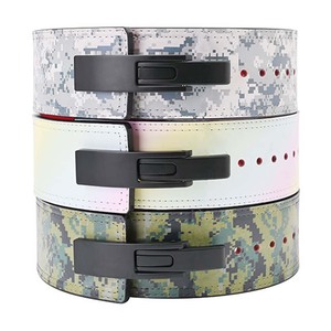 Ceinture de musculation réglable en cuir de vachette de haute qualité, avec logo et design personnalisés, pour le soutien du dos et la protection des paumes, unisexe, pour la salle de sport. - Product Image 6