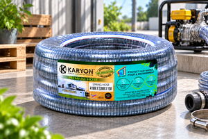 Reinforced Industrial Transfer <b>Hose</b> Steel Wire Reinforced PVC <b>Hose</b> Transparent Spiral Suction Tube for Water Agriculture and Fac - Product Image 1