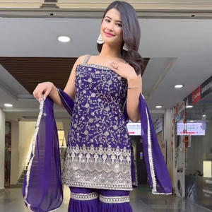 คู่กับคอลเลกชัน dupatta เทศกาลแต่งงานและปาร์ตี้แบบดั้งเดิมใหม่ - Product Image 5