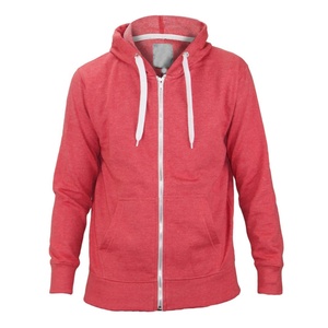 Ropa de hombre personalizada traje con capucha cremallera hasta sudadera French Terry Fleece esencial Sudadera con capucha de manga larga para hombres - Product Image 5