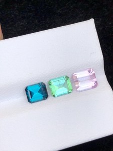 Turmalina natural facetada, piedra preciosa de origen ético, perfecta para la fabricación y diseño de joyas. - Product Image 3