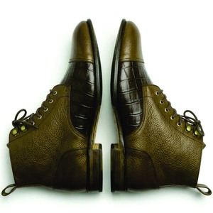 Chaussures en cuir classiques pour hommes, chaussures habillées à lacets, chaussures élégantes décontractées confortables, chaussures habillées pour hommes - Product Image 2