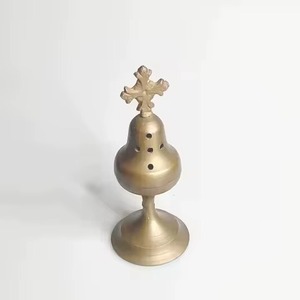 High Quality Luxury Handmade <b>Arabic</b> Incense Burner Metal Eco-Friendly Durable Home Decor Religious Ramadan Crafts Incense - Product Image 6