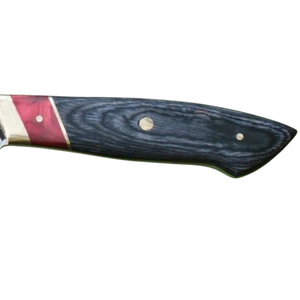 Couteaux de cuisine Damas haut de gamme avec lame large, manche en bois durable pour chefs professionnels, préparation des légumes - Product Image 2