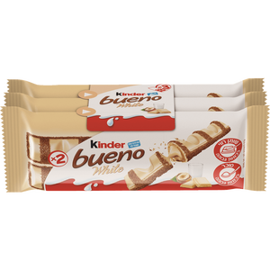Chocolate Blanco Kinder Bueno al por Mayor, 43g, Barras de Chocolate con Leche y Avellanas Premium, Suministro al por Mayor para Distribución Minorista e Importación - Product Image 3