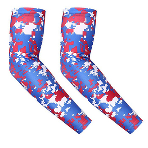 Manchons de bras de baseball personnalisés avec logo, protection UV de haute qualité, pour hommes et femmes, en Spandex et Nylon, manchons de bras professionnels - Product Image 5