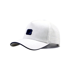 Casquette de golf structurée à 5 panneaux, fabrication OEM, logo brodé personnalisé, visière bicolore, réglable, pour le sport - Product Image 3