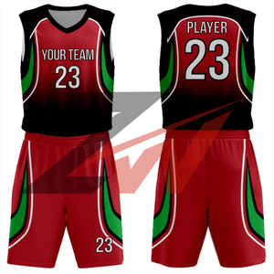 Maillot de basketball personnalisé par sublimation, col en V, sans manches, anti-transpiration, unisexe adulte - Product Image 2