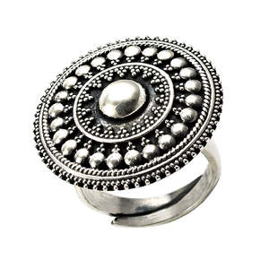 925 Solid Sterling <b>Silver</b> Artisan Statement <b>Ring</b> With <b>Adjustable</b> Design Classic And Fine Quality Boho <b>Ring</b> For Wedding or Party - Product Image 1