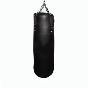 Kicking Boxing Equipment Boxing <b>Bag</b> Leather Heavy Duty Sandbag <b>Punching</b> <b>Bag</b> Black Color Heavy <b>Bag</b> Kickboxing Gym Heavy <b>Bag</b> - Product Image 5