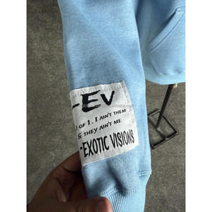 เสื้อฮู้ดดี้ผู้ชายไซส์ใหญ่ ปักลายตามสั่ง ซิปสองทาง ดีไซน์เรียบ - Product Image 5
