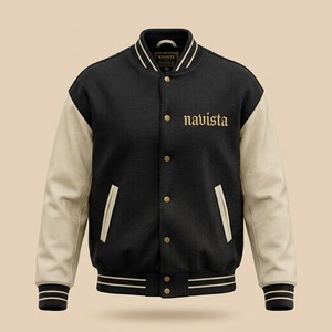 Vestes universitaires d'hiver pour hommes, nouvelle conception, best-seller, logo personnalisé, couleur unie, motif uni, manches longues, 100% laine, écologiques - Product Image 6
