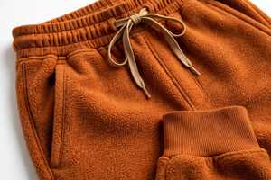 Conjunto Deportivo Unisex Naranja de Dos Piezas, Sudadera con Capucha y Cordón Ajustable, Pantalones Jogger de Corte Regular - Product Image 4