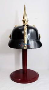 Imperial prusiano ágata cuero negro Pickelhaube casco estilo alemán Animal diseño regalo del Día del Padre - Product Image 6