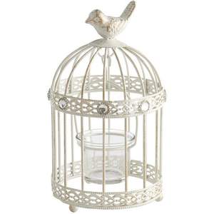Cage à oiseaux décorative en fer avec un design de style vintage pour les événements de mariage, la décoration de la maison et l'élevage d'oiseaux - Product Image 1