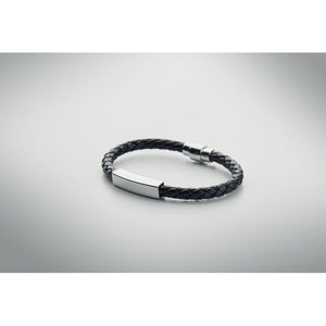 Braccialetti promozionali personalizzati in pelle sintetica FAuleti Design unico del braccialetto - Product Image 6