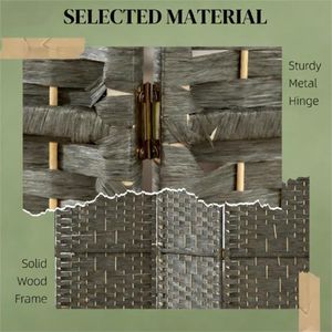 Paravento Pieghevole Portatile a 6 Pannelli per Camera da Letto, Divisorio per la Privacy - Product Image 4