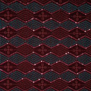 African Velvet Embroidery Fabric Premium <b>Sequin</b> Bead Fashion Textile For Kaftan Dress Boutique And Wholesale Supply Import Zones - Product Image 3