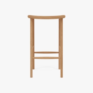 Taburete de Bar Moderno Minimalista de Madera de Teca, Taburete de Barra de Madera para Restaurante, Cafetería, Bar, Fabricante Mayorista de Muebles OEM - Product Image 6
