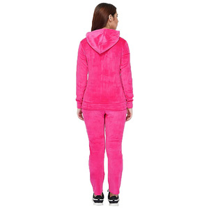 Ensemble de survêtement pour femme avec pantalon de jogging taille haute et haut à manches longues, extensible, pour le quotidien et les activités sportives - Product Image 5