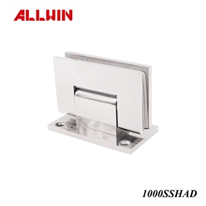 Bisagra para Puerta de Ducha Cuadrada de Acero Inoxidable Ajustable a 90 Grados, Moderna, con Amortiguador Hidráulico, Personalizada OEM ODM - Product Image 2