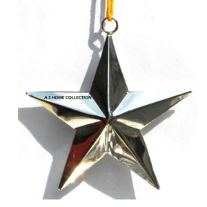 Adorno Navideño Colgante de Metal con Forma de Estrella, Caja de Regalo para Fiestas, Artículos de Santa Claus Disponibles a Precio de Mayoreo - Product Image 5