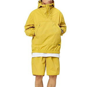 Nouvel ensemble de survêtement d'hiver respirant et tendance, 2 pièces, veste coupe-vent, doublure en molleton 100% coton, unisexe - Product Image 1
