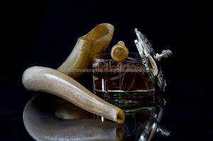 Majestuoso cuerno de carnero Kosher Shofar tallado diseño de Ángel religioso calidad Premium medio pulido arte israelí coleccionable - Product Image 3