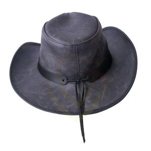 Sombreros de Vaquero de Cuero Unisex, Talla Ajustable, Personalizados, Casuales, para Exteriores, para las Cuatro Estaciones, ODM - Product Image 6