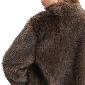 Veste en fausse fourrure tissée légère, respirante et écologique, sur mesure, nouveau style pour femmes, fabriquée au Pakistan - Product Image 6