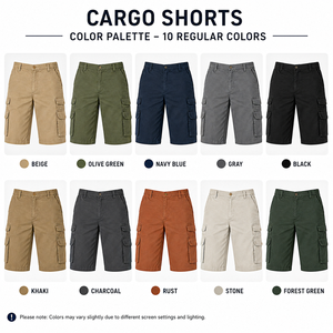 Shorts cargo de sport respirants pour hommes, vêtements de course, entraînement en salle de sport, logo personnalisé, shorts cargo multi-poches - Product Image 4