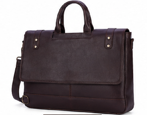 Premium Genuine Leather Messenger <b>Bag</b> Vintage Office Laptop Briefcase Business Shoulder <b>Bag</b> <b>for</b> <b>Men</b> - Product Image 4