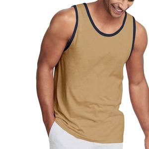 Nueva camiseta sin mangas informal de verano con cuello redondo para hombre, ropa de gimnasio sin mangas, ropa deportiva para correr, secado rápido, 100% algodón, mejor precio - Product Image 1