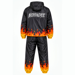 Conjunto de Chaqueta y Pantalones Cortavientos Impermeables con Capucha, Ligero, Unisex, para Correr, Gimnasio, Estilo Urbano, 100% Nailon - Product Image 5