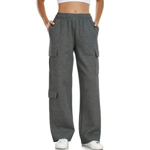 2024 meilleure vente pantalons de survêtement d'hiver pour femmes respirant Yoga Jogger avec pantalon de sport évacuant la transpiration avant plat pour Jogging - Product Image 5