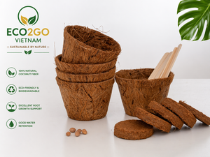 Pot suspendu classique en fibre de coco tendance 2026, pot de pépinière biodégradable, pot de semis écologique, vente en gros - Product Image 2