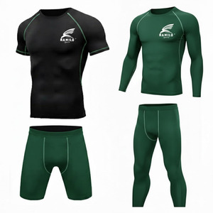 เสื้อคอมเพรสชั่นแขนยาวผู้ชาย มีสินค้าในสต็อก ผ้าฝ้าย 100% ระบายอากาศได้ดี แห้งเร็ว ลายพิมพ์ดิจิตอล ผลิตในประเทศปากีสถาน - Product Image 3