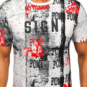 เสื้อยืดระบายอากาศพิมพ์ลายแบบซับลิเมชั่นสั่งทำพิเศษสำหรับผู้ชาย ราคาขายส่ง รับทำโลโก้ส่วนตัว เสื้อยืดกีฬาแบบซับลิเมชั่น - Product Image 2