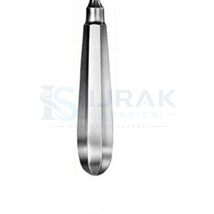 Cincel manual Crane Kaplan para detartraje dental, instrumento quirúrgico plateado, sonda manual para uso clínico - Product Image 3