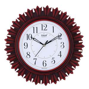 Most Selling Decorative Regular Clock with Stylish <b>Frame</b> and Accurate Quartz Mechanism for Wall Display Available At Good Price - Product Image 2