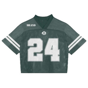 Maillot de football américain unisexe surdimensionné en mesh Y2K Streetwear, 100% polyester respirant, vêtements d'équipe, logo personnalisé, fabrication OEM, USA - Product Image 6