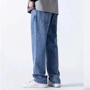 Custom embroidery logo jeans manufacturer <b>men</b> denim pants supplier high quality <b>stretch</b> jeans OEM factory bulk production - Product Image 2