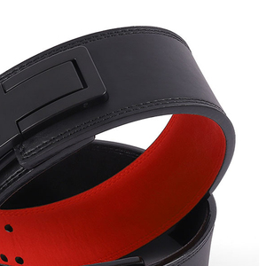 เข็มขัดยกน้ำหนักหนังแท้คุณภาพสูง ปรับได้ พร้อมโลโก้สั่งทำและฉลากสินค้าส่วนตัว - Product Image 6