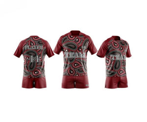 ชุดยูนิฟอร์มรักบี้แบบระบายอากาศ ดีไซน์สั่งทำพิเศษ ปี 2026 ขายส่งเสื้อและกางเกงฟุตบอลลีกแบบซับลิเมชั่น ชุดทีม - Product Image 5