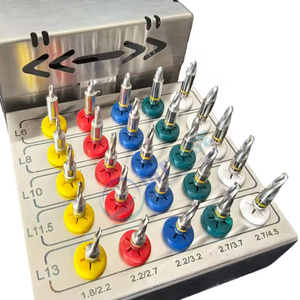 Kit de 25 forets coniques manuels en acier inoxydable pour implants dentaires, avec embout, outils chirurgicaux pour implants dentaires professionnels - Product Image 4